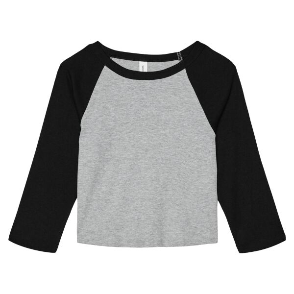 Women’s micro rib 3/4 raglan baby t-shirt Thumbnail